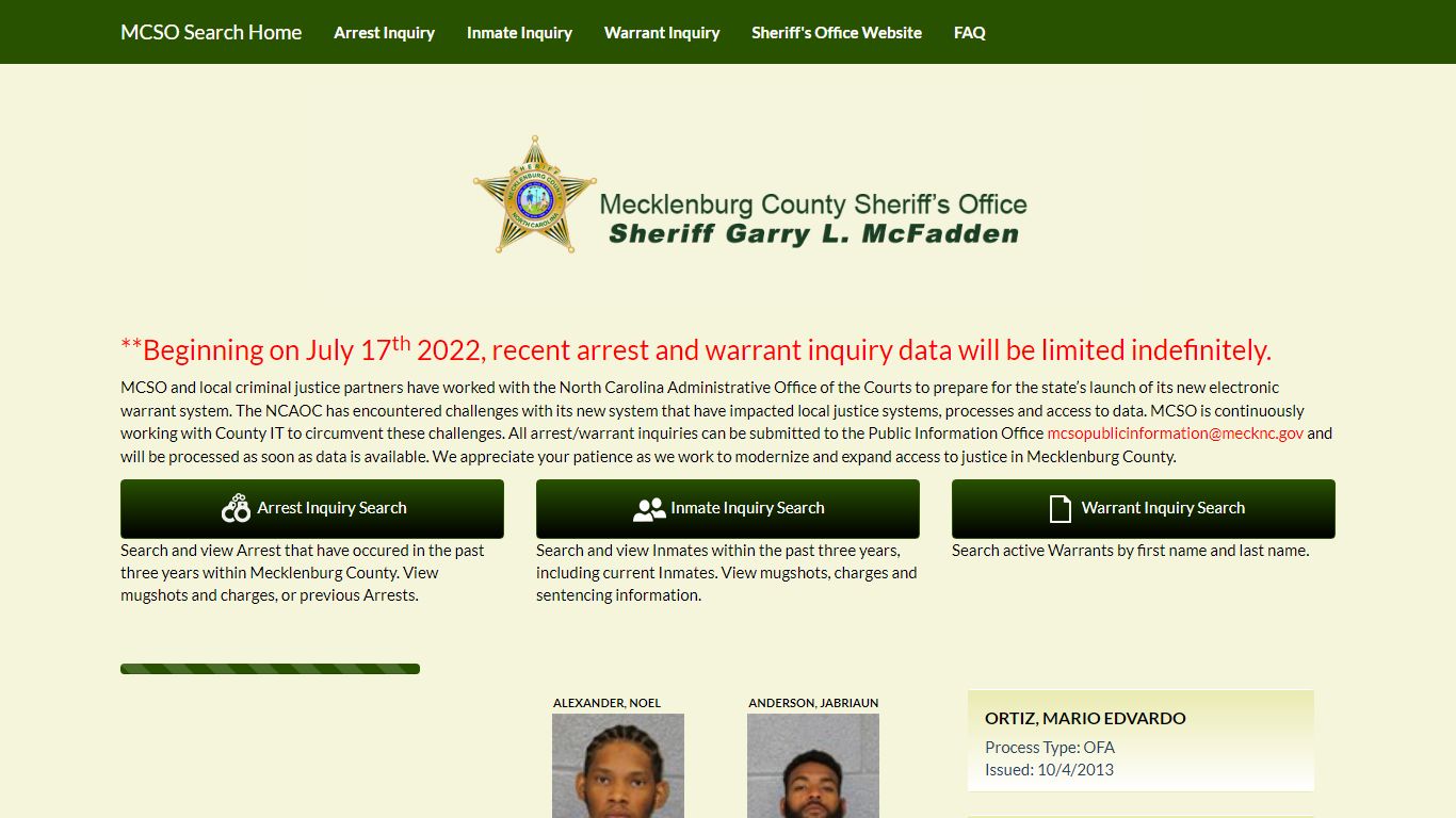 MCSO - mecknc.gov